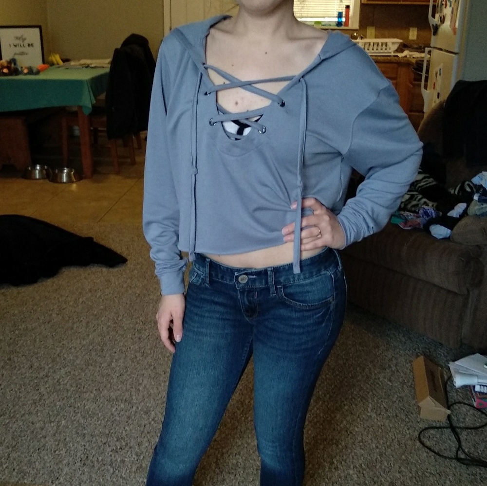 Crop hoodie